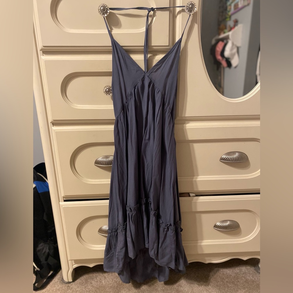 Shein halter dress low back